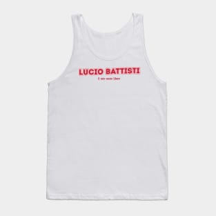 Lucio Battisti Il mio canto libero Tank Top